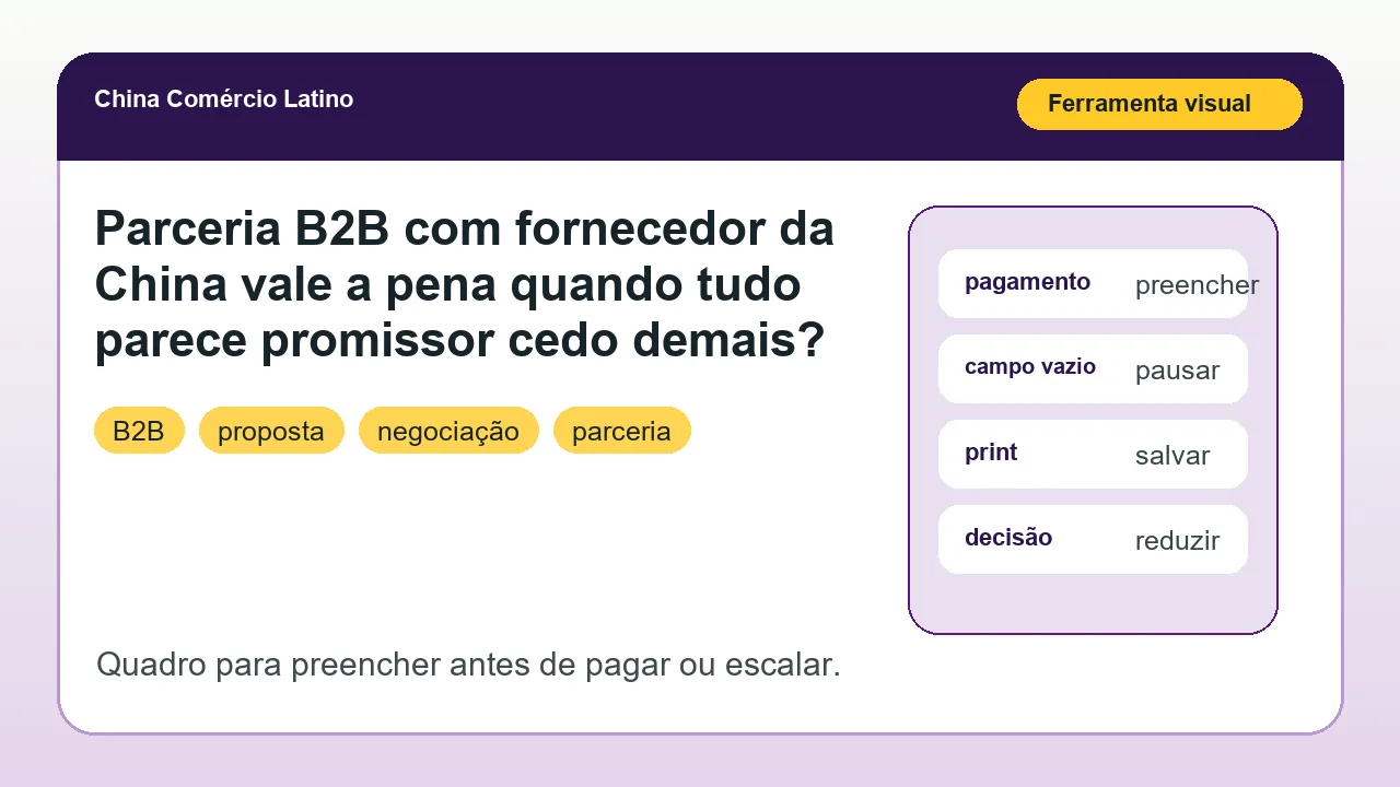 produto para revenda em revisão antes do pedido